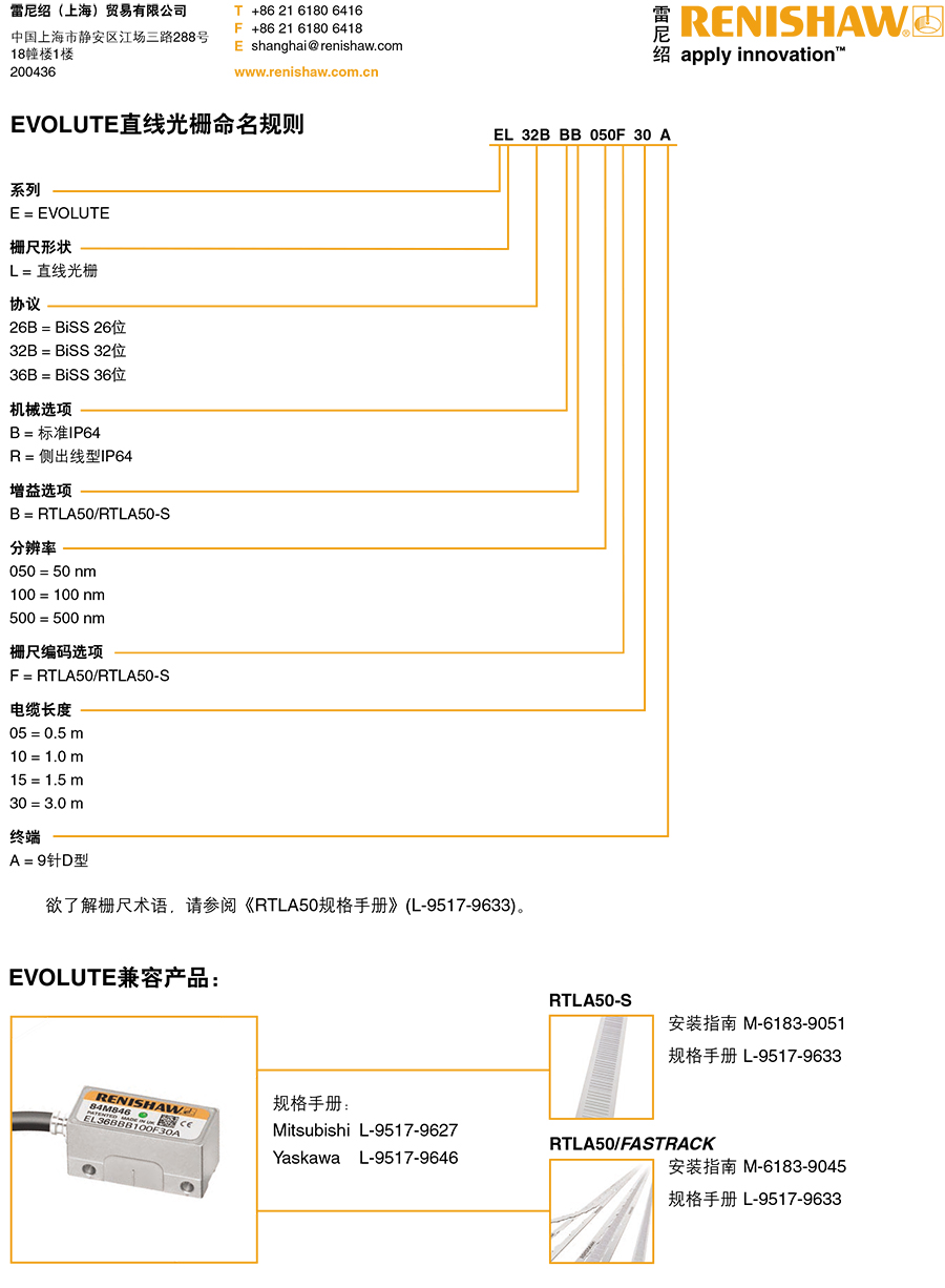 EVOLUTE絕對式光柵 (BiSS)