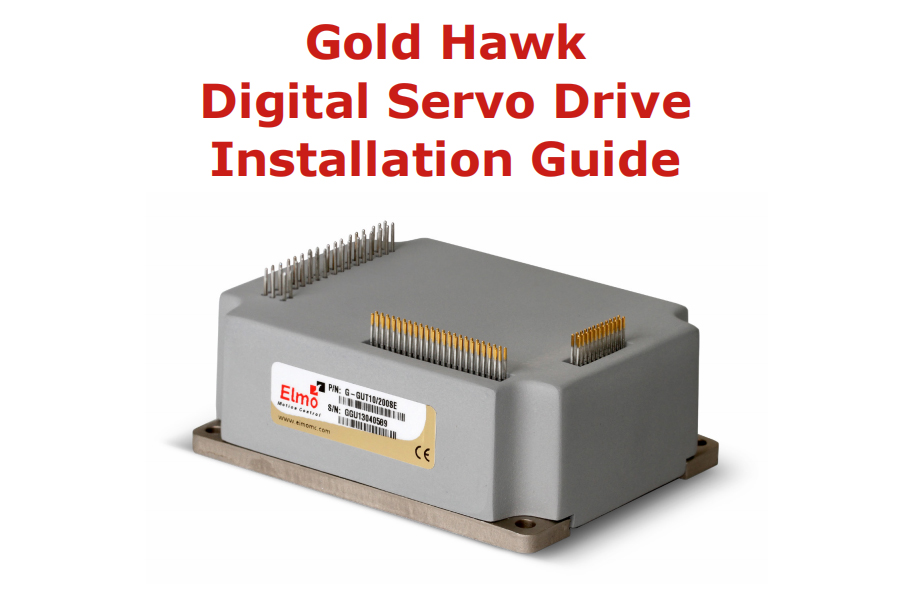Gold Hawk 伺服驅動器安裝