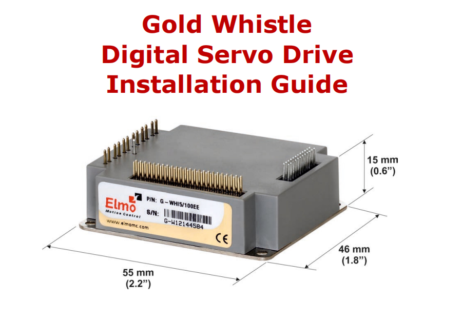 Gold Whistle  PCB 安裝式數字伺服驅動器