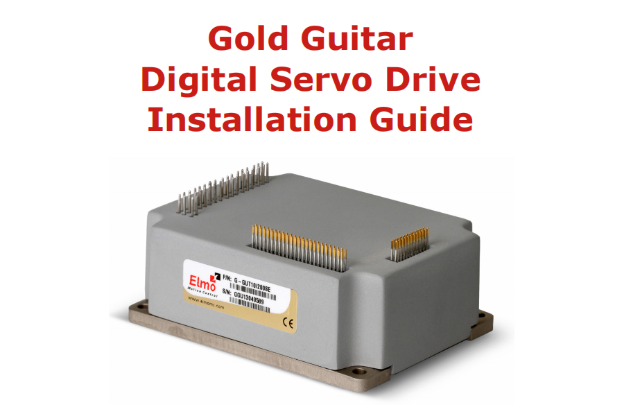 Gold Guitar超緊湊、基于網絡的伺服驅動器