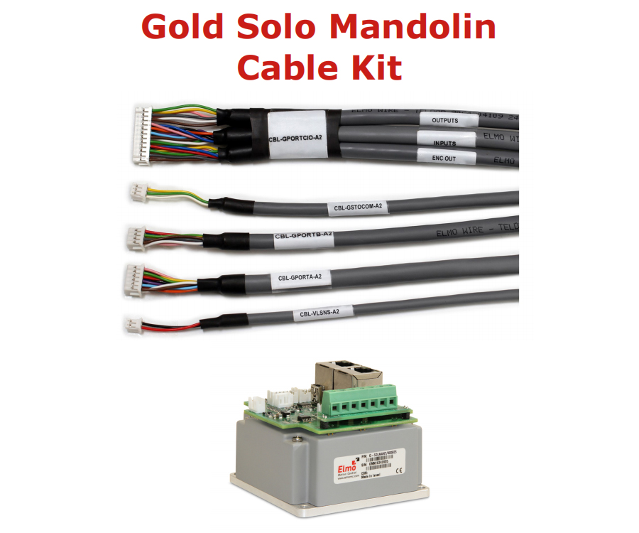 Gold Solo Mandolin電纜套件