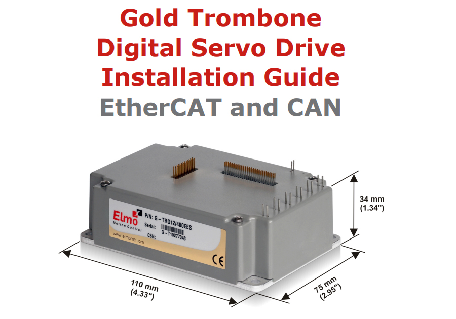 Gold Trombone – Gold Line緊湊、直接連接電源、基于網絡的伺服驅動器