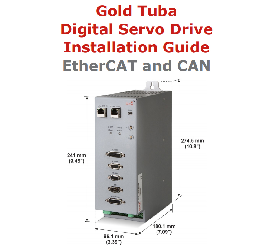 Gold Tuba 系列交流伺服驅動器